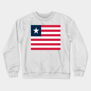Liberia flag Crewneck Sweatshirt